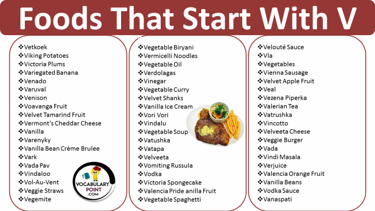 Foods That Start With V: A Comprehensive Guide to Vibrant and Varied Cuisine